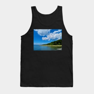 Blue Sky Over The River Tank Top